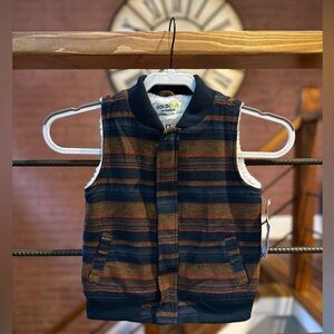 NWT PLAID VEST